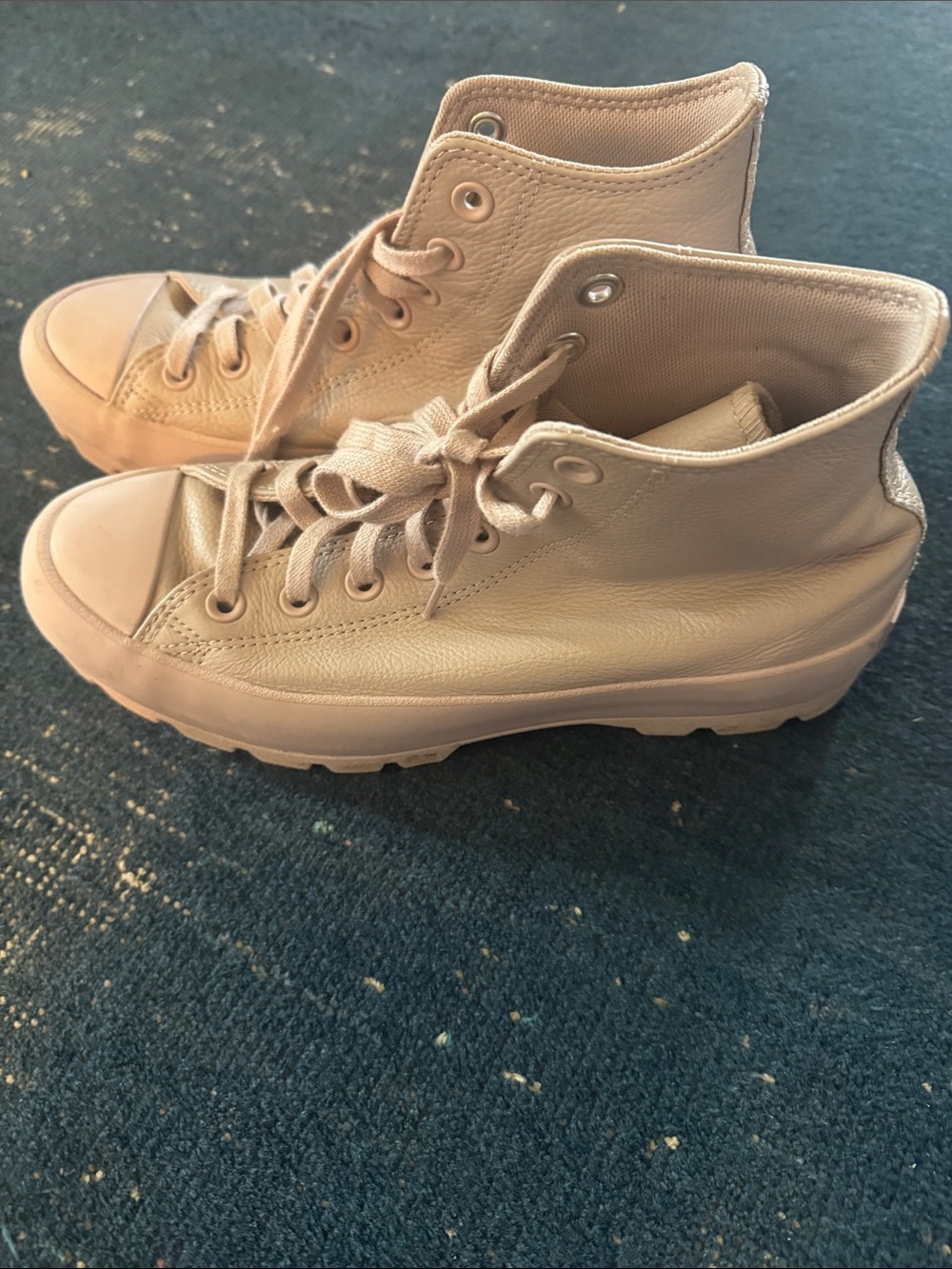 Converse Women's Leather High-Top Sneakers